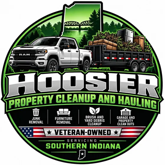 Hoosier Property Cleanup and Hauling, veteran-owned, serving Southern Indiana